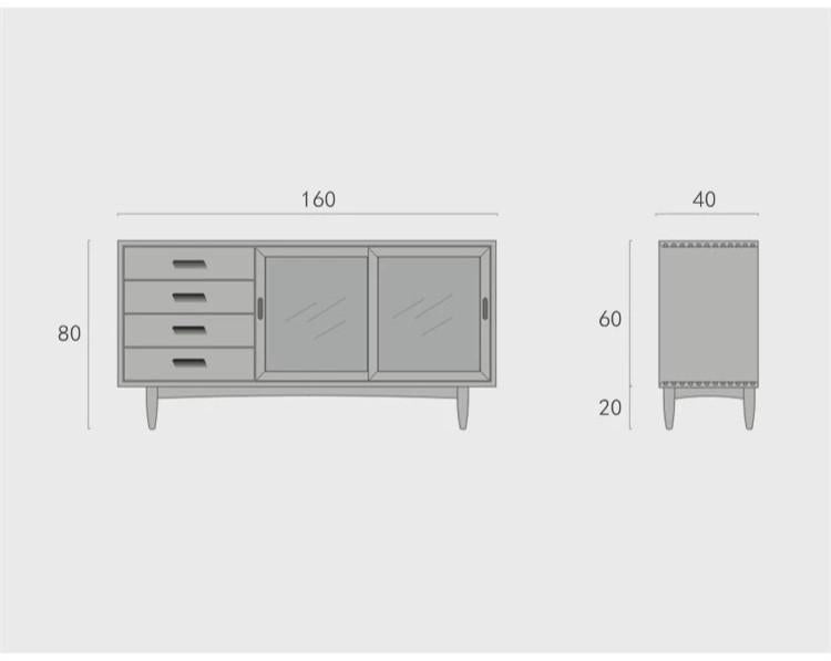 Rustic Sideboard Buffet Cabinet
