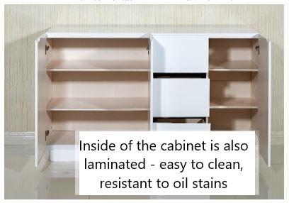 Modern Sideboard Storage Cabinet - High Gloss