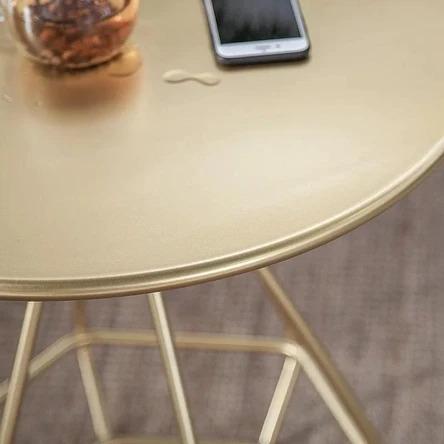 Minimalist Diamond Wireframe Side Table