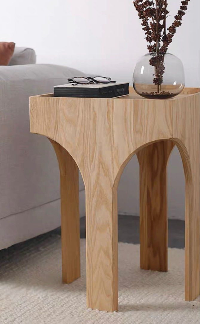 Modern Wood Side Table
