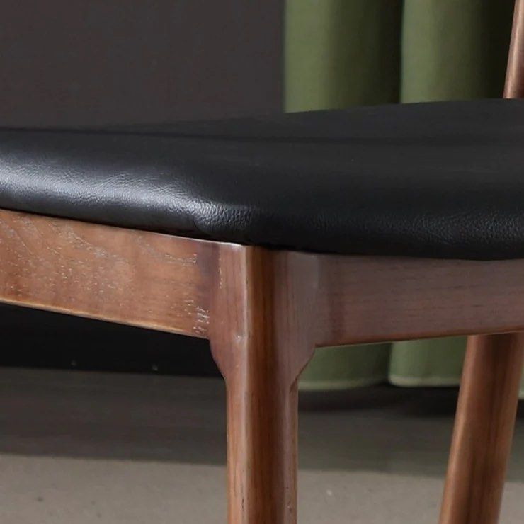 Solid Wood Pedestal Dining Chair (Set of 2)