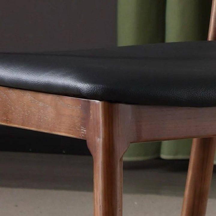 Solid Wood Pedestal Dining Chair (Set of 2)
