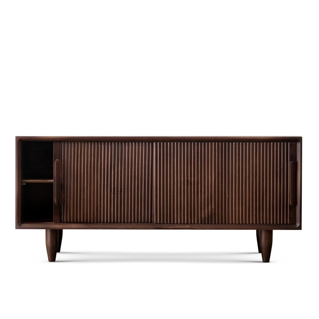 Everlee Solid Wood Cabinet for TV Shoe Storage