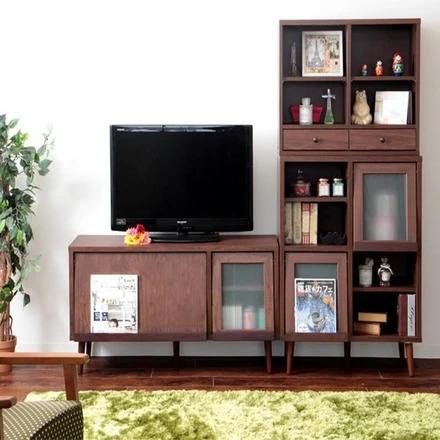 Rustic TV Console Cabinet