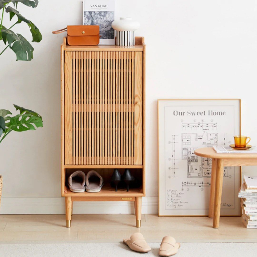 Solid Wood Shoe Cabinet