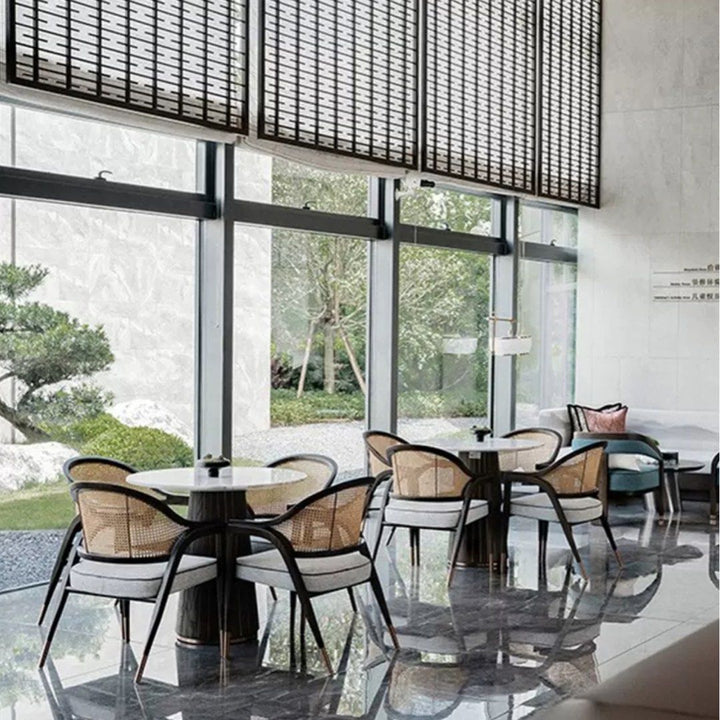 Mid-Century Rattan Dining Chair