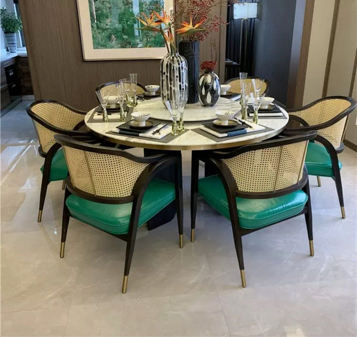 Mid-Century Rattan Dining Chair