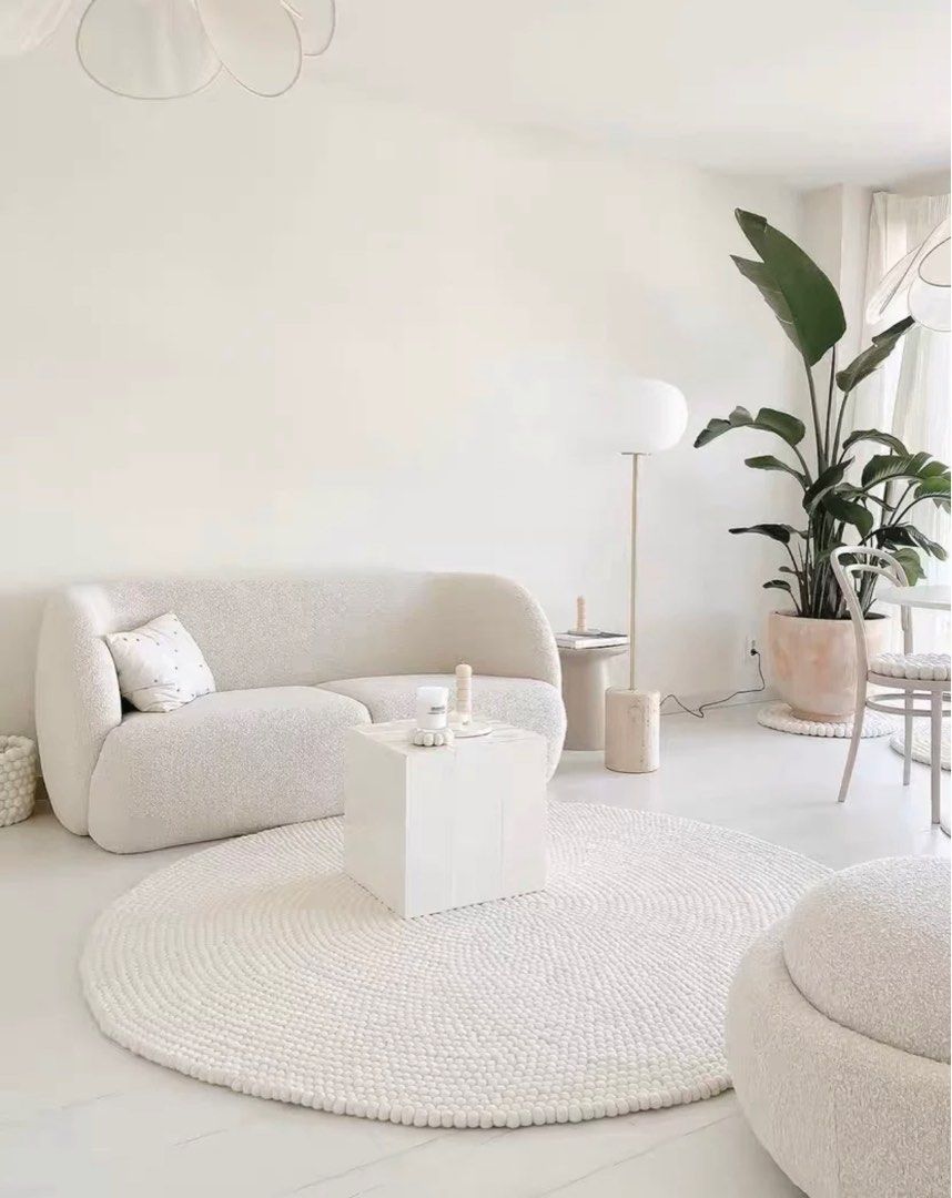 Modern Boucle Sofa