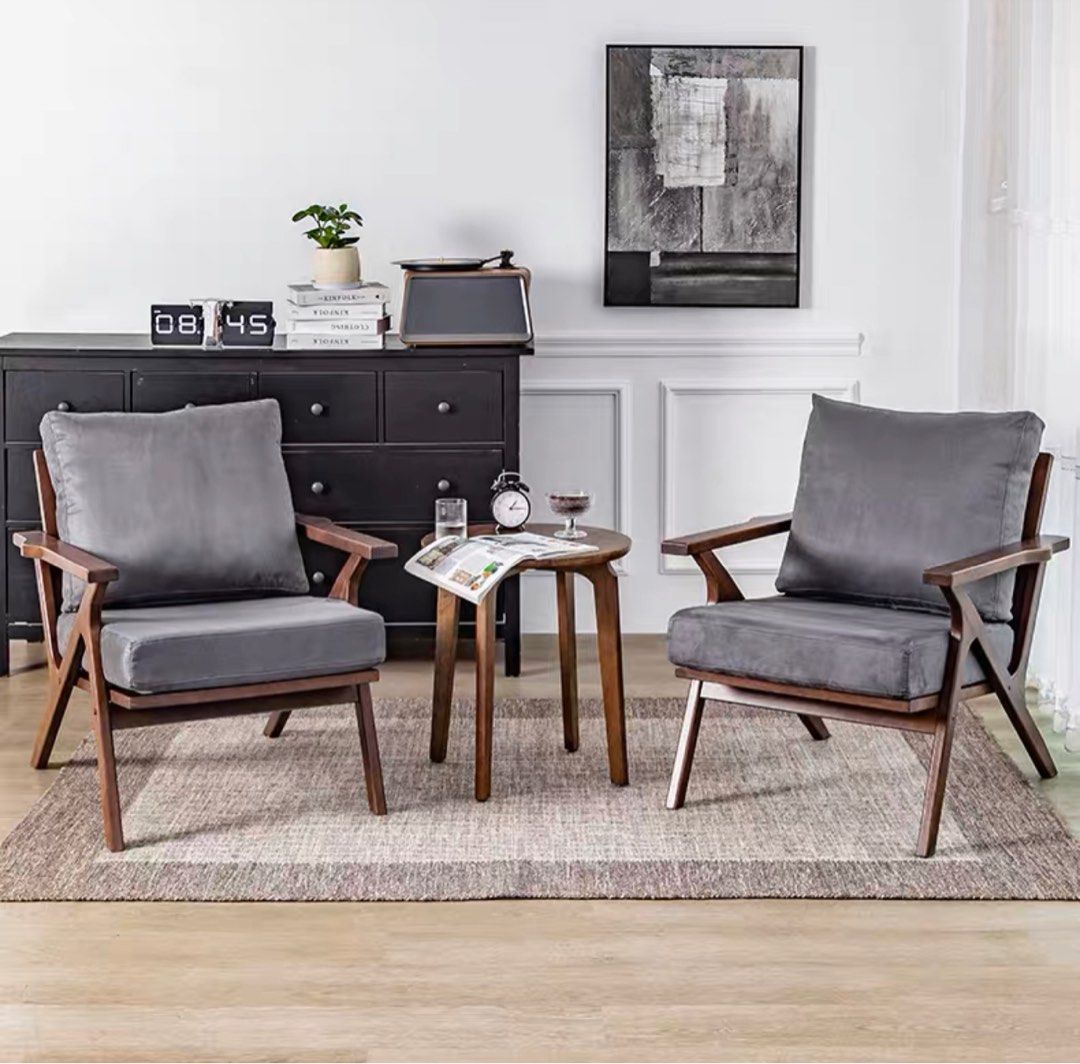 Solid Wood Armchair