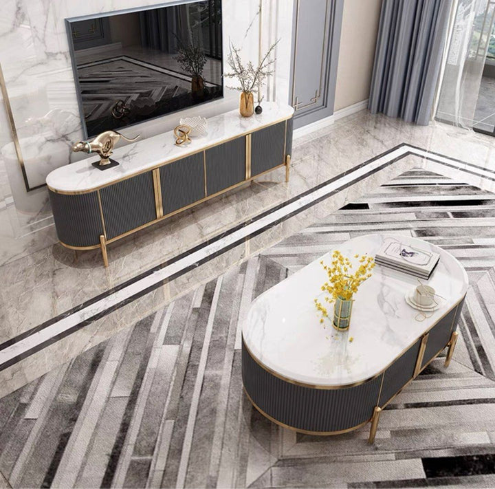 Modern TV Console & Coffee Table