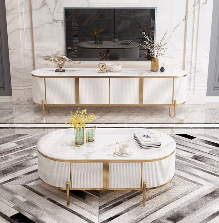 Modern TV Console & Coffee Table