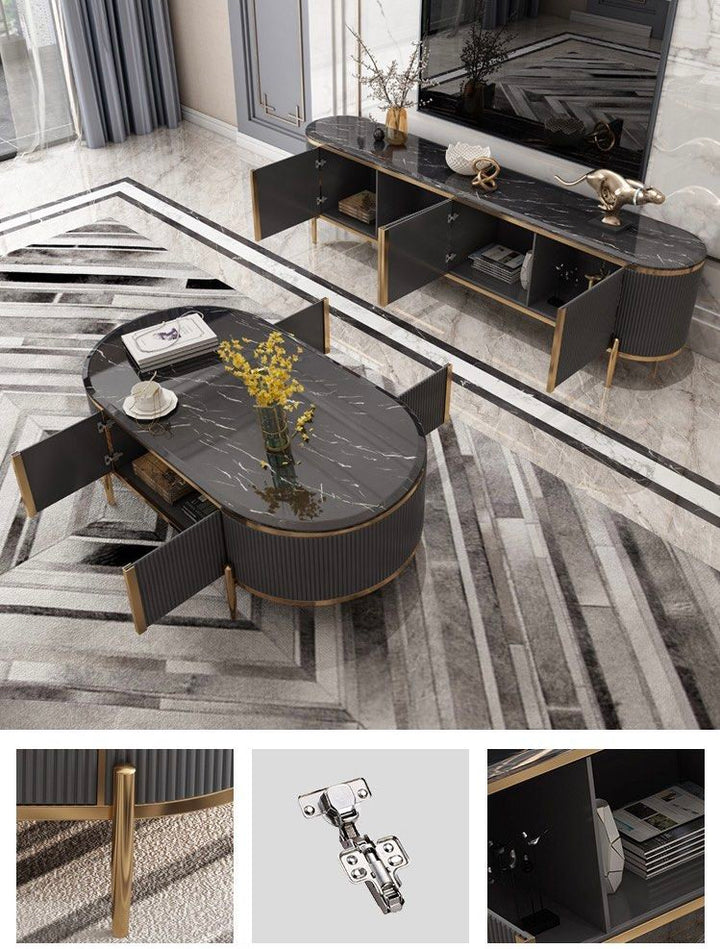 Modern TV Console & Coffee Table