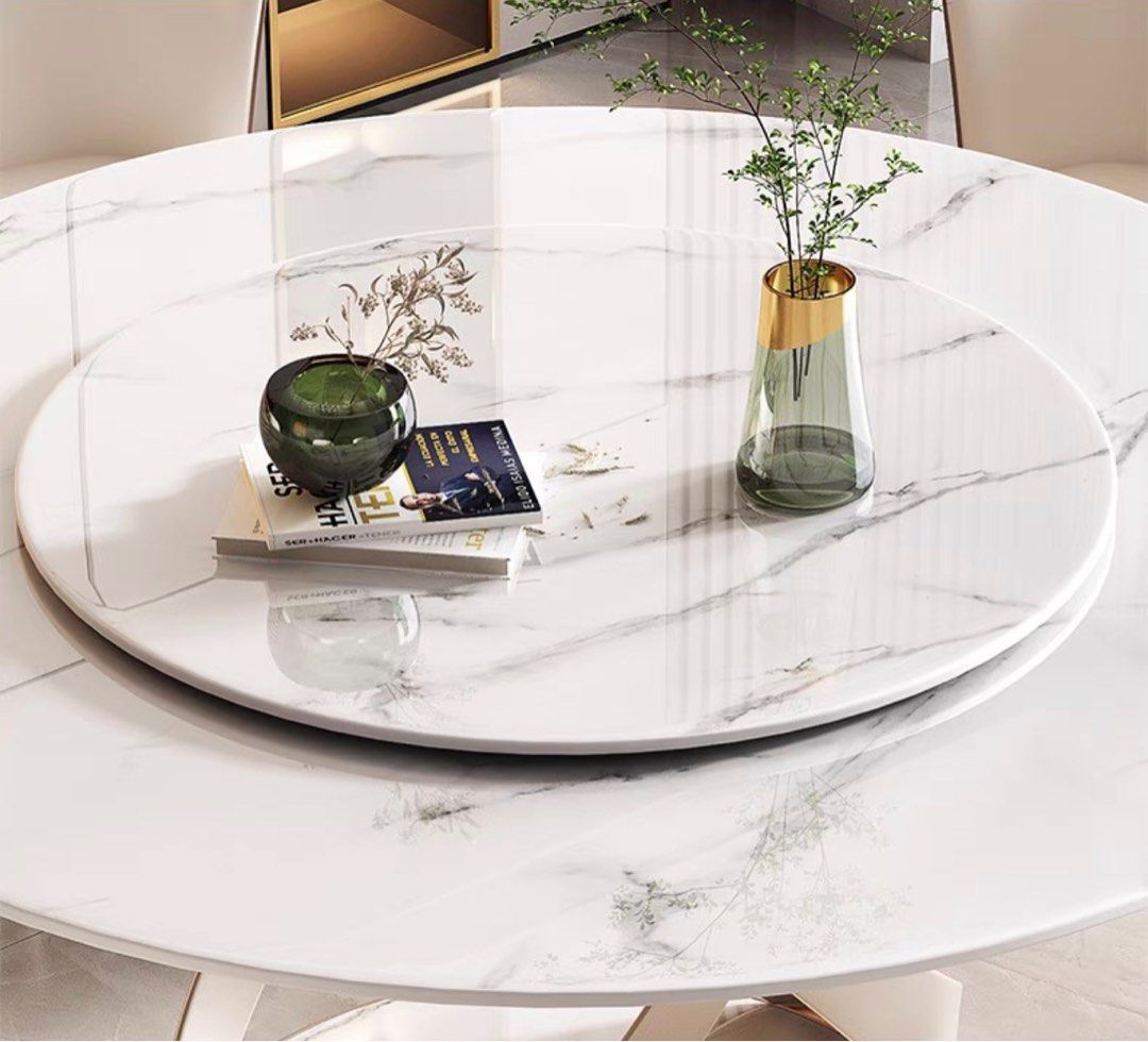 Modern Sintered Stone Round Dining Table