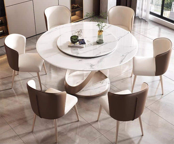 Modern Sintered Stone Round Dining Table