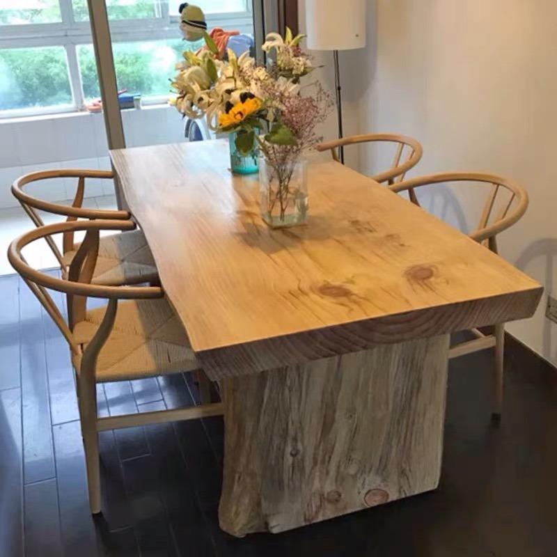 Lusby Solid Wood Dining Table