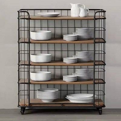 Modern Rustic Kitchen Bar Cart