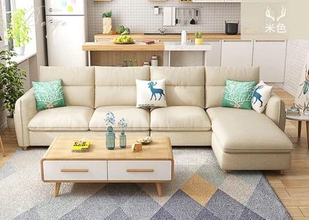 Modern Nordic Fabric Sofa