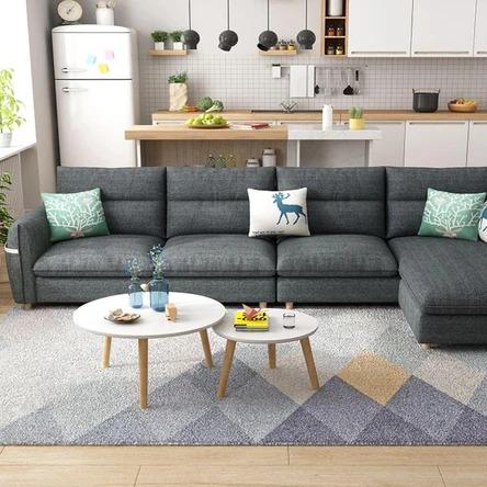 Modern Nordic Fabric Sofa