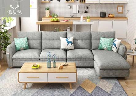 Modern Nordic Fabric Sofa