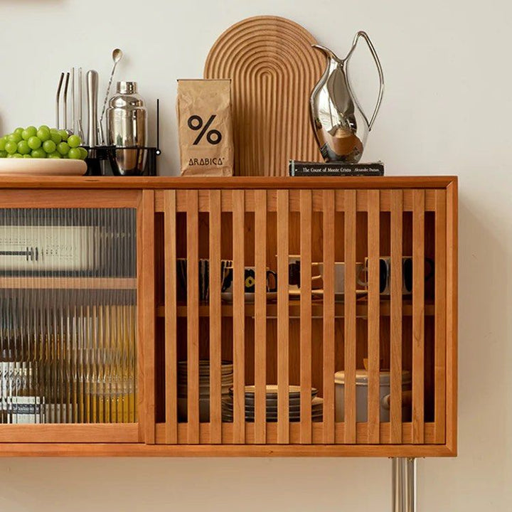 Wood Storage Sideboard