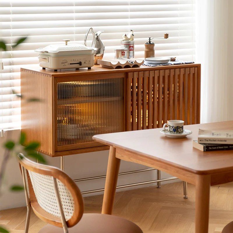 Wood Storage Sideboard