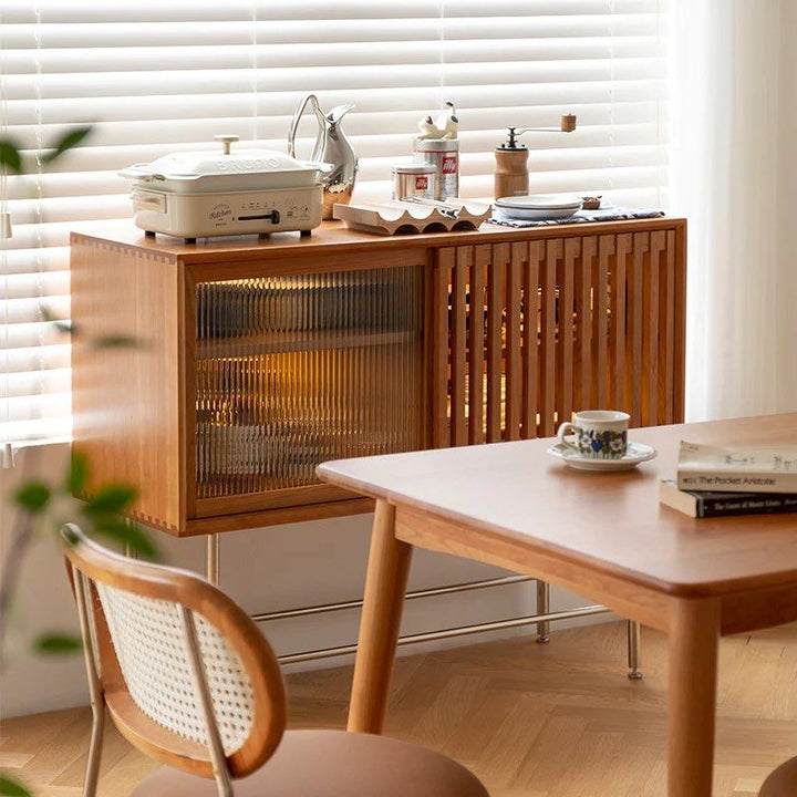 Wood Storage Sideboard