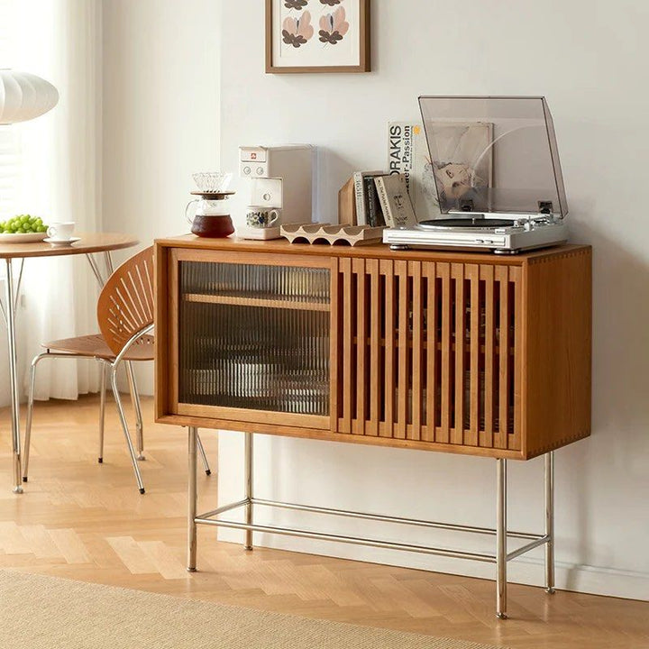 Wood Storage Sideboard