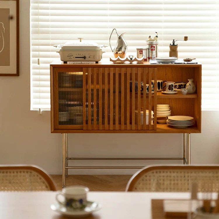 Wood Storage Sideboard