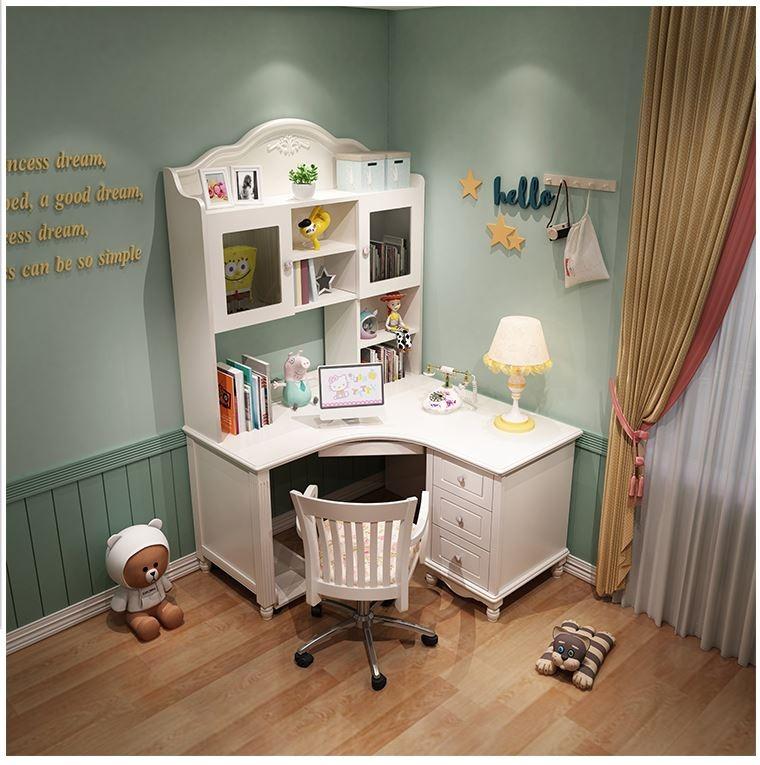 SHEEN Corner Desk Study Table and Bookcase