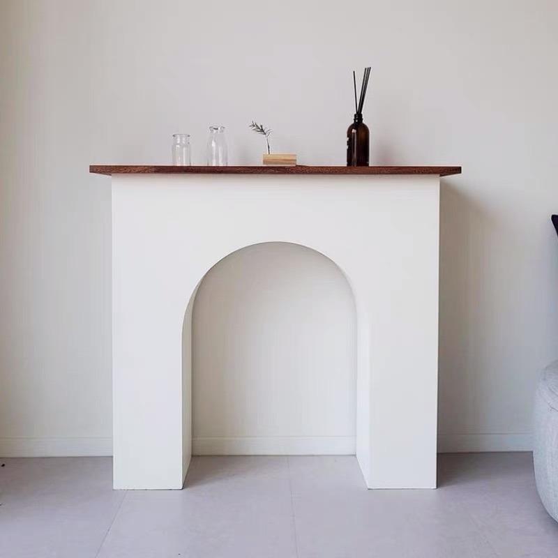 Solid Wood Top Fireplace Mantel Surround