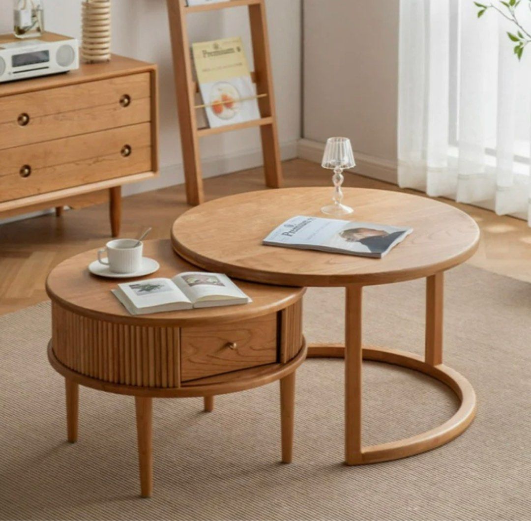 Round Coffee Table Set