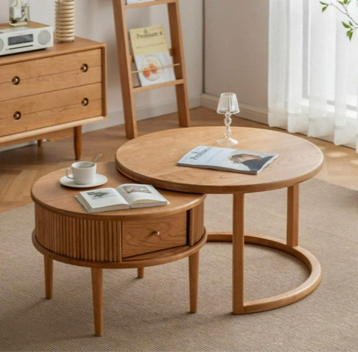 Round Coffee Table Set