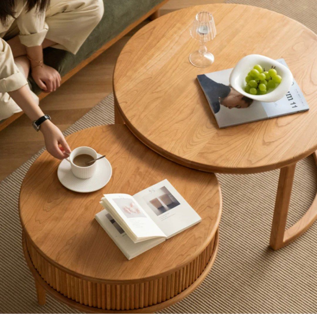 Round Coffee Table Set
