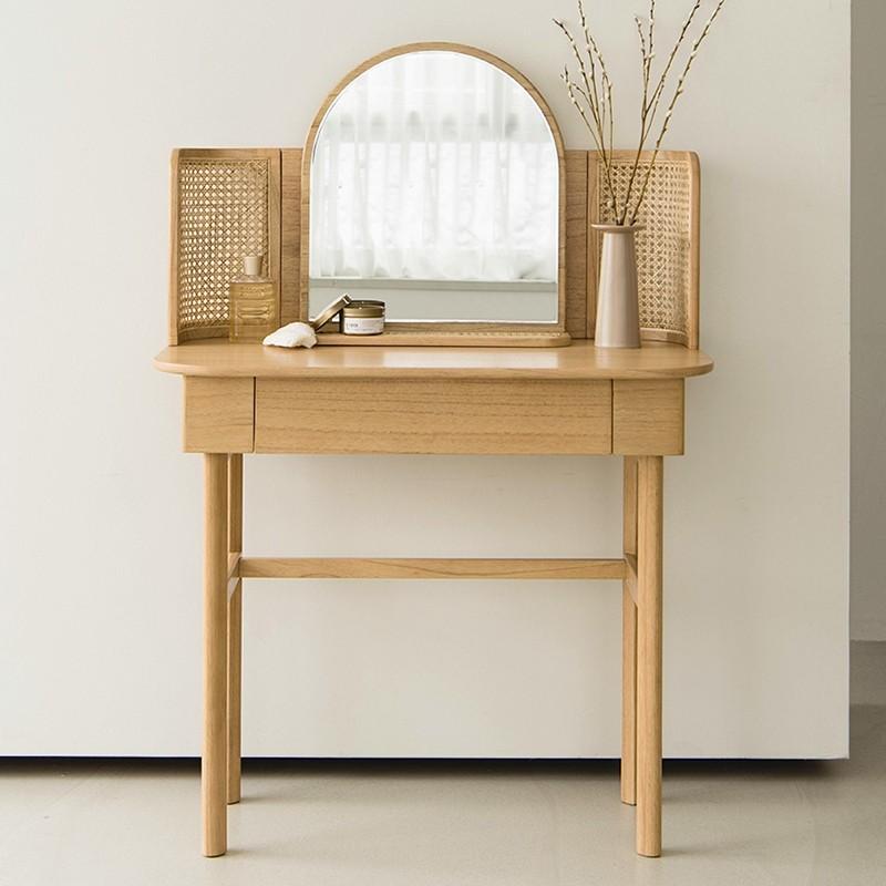 Rustic Solid Wood Vanity Table / Dresser