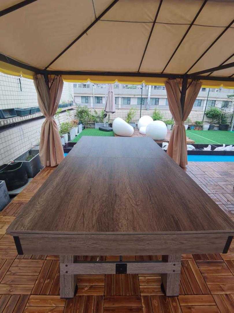 Wood Multi function Dining Table Pool Table Table Tennis Table