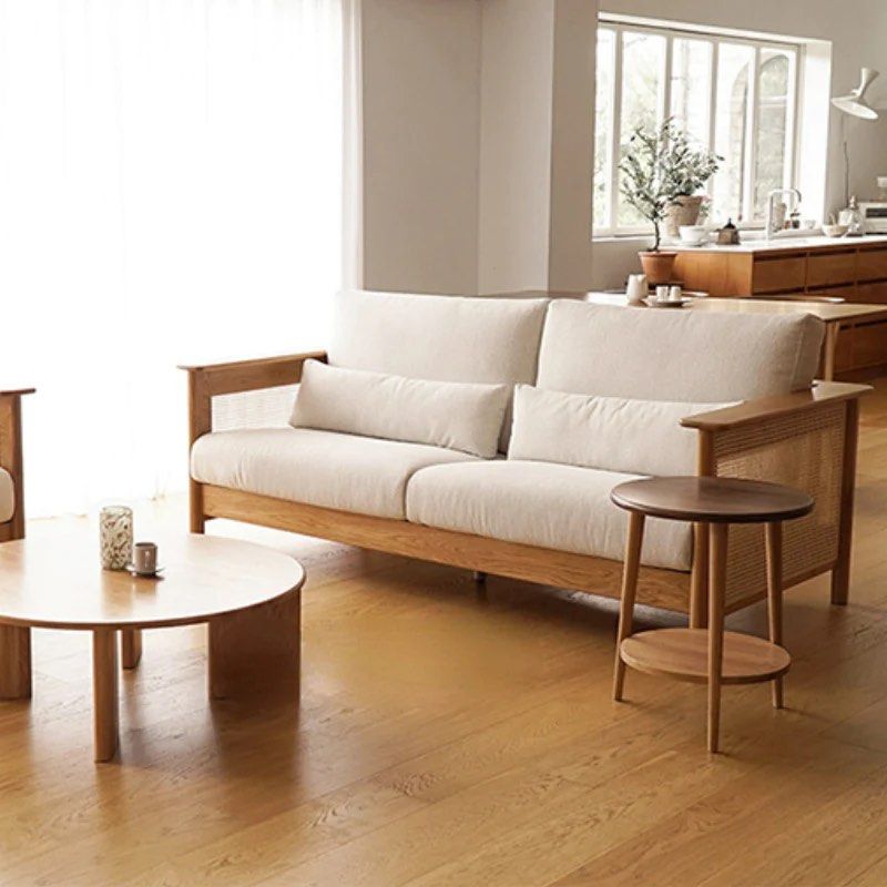 Log Rattan Sofa